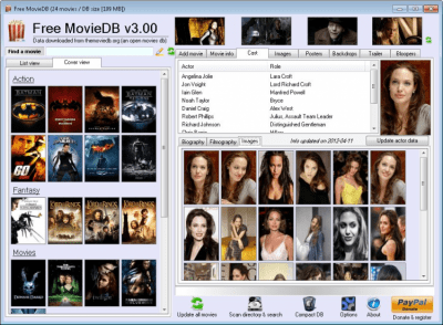 Screenshot of the application Free MovieDB - #4