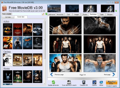 Screenshot of the application Free MovieDB - #7