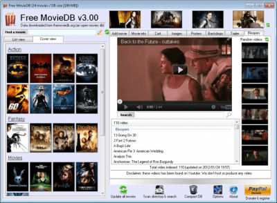 Screenshot of the application Free MovieDB - #9