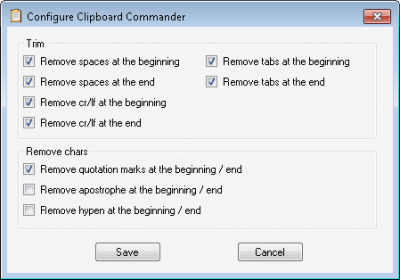 Screenshot of the application Free Clipboard Manager - #4