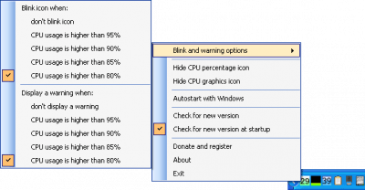 Screenshot of the application My CPU Monitor - #2