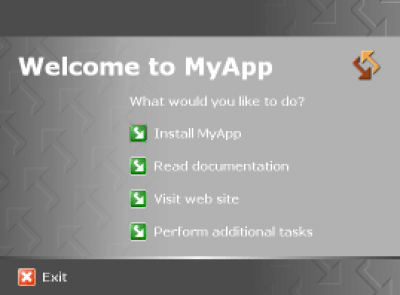 Screenshot of the application MenuBox - #3