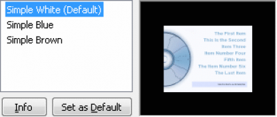 Screenshot of the application MenuBox - #4