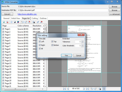 Screenshot of the application STDU Converter - #6