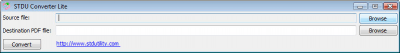Screenshot of the application STDU Converter Lite - #1