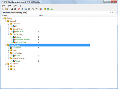 Screenshot of the application STDU XML Editor - #1