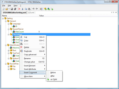 Screenshot of the application STDU XML Editor - #2