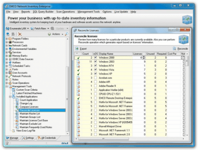 Screenshot of the application Network Inventory - #4