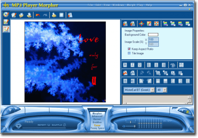 Screenshot of the application AV MP3 Player Morpher - #6