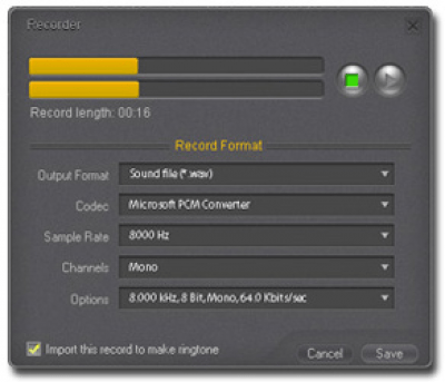Screenshot of the application AV RingtoneMAX - #4