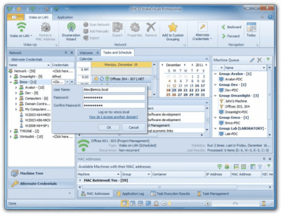 Screenshot of the application EMCO WakeOnLan - #5