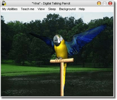 Screenshot of the application AV Digital Talking Parrot - #1