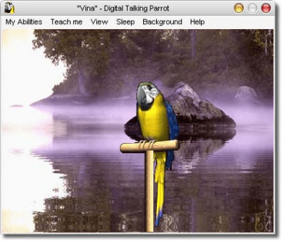 Screenshot of the application AV Digital Talking Parrot - #2