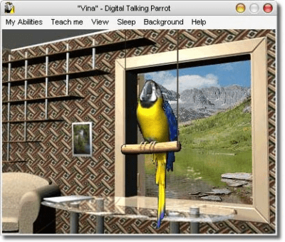 Screenshot of the application AV Digital Talking Parrot - #3
