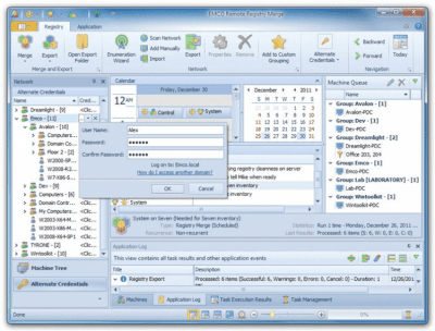Screenshot of the application EMCO Remote Registry Merge - #5