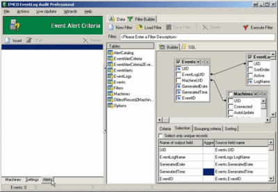 Screenshot of the application EMCO EventLog Audit Professional - #7