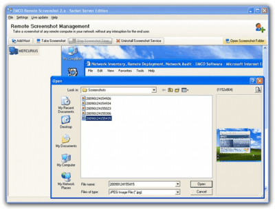 Screenshot of the application EMCO Remote Screenshot - #2