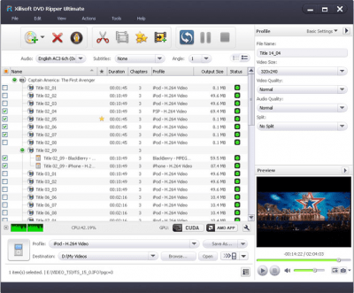 Screenshot of the application Xilisoft Media Toolkit Ultimate - #1