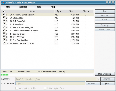 Screenshot of the application Xilisoft Ripper Pack Platinum - #4
