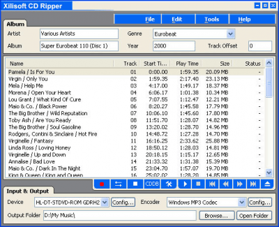 Screenshot of the application Xilisoft Ripper Pack Platinum - #5