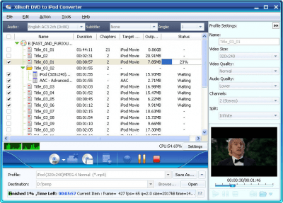 Screenshot of the application Xilisoft iPod Mate - #3