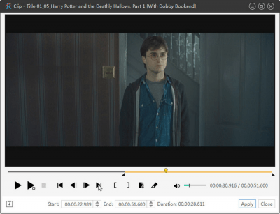 Screenshot of the application Xilisoft DVD Ripper - #3