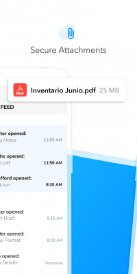 Screenshot of the application Criptext Secure email - #4