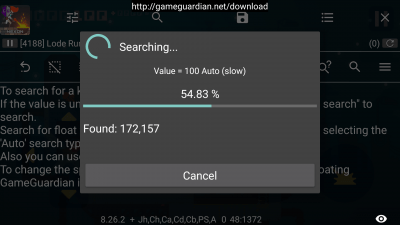 Screenshot of the application GameGuardian - #10