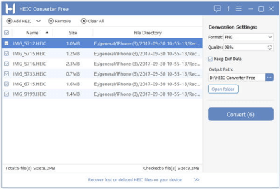 Screenshot of the application HEIC Converter Free - #2