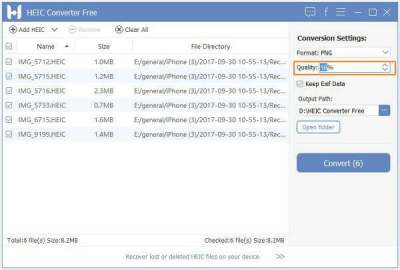 Screenshot of the application HEIC Converter Free - #3
