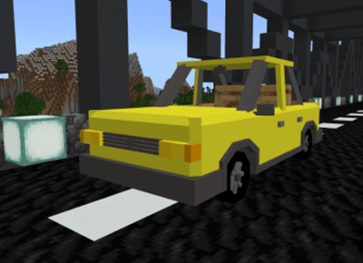 Screenshot of the application Cars Addon for MCPE Mod - #1