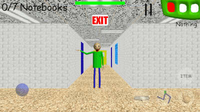 Screenshot of the application Baldi's Basics Classic - #1