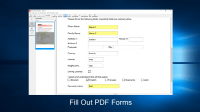 Screenshot of the application PDF X - #2