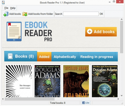 Screenshot of the application Ebook Reader Pro - #1