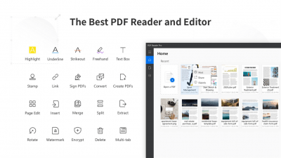 Screenshot of the application PDF Reader Pro - #1