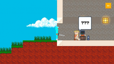 Screenshot of the application Nubik vs. Pro vs. Cheater 4: Lucky Block - #4