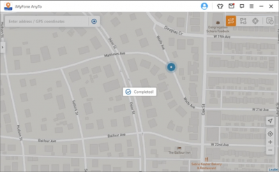 Screenshot of the application iMyFone AnyTo - #3