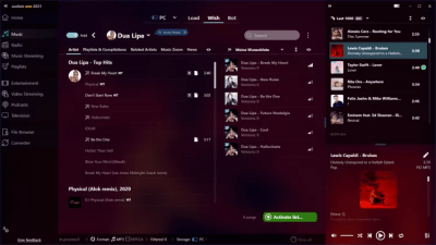 Screenshot of the application Audials Radio - #4
