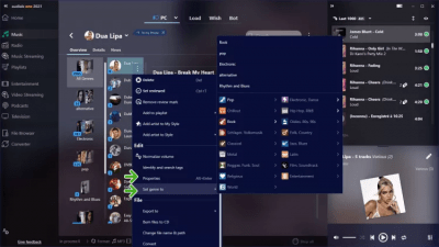 Screenshot of the application Audials Radio - #5