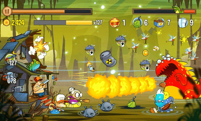Screenshot of the application Swamp Attack - #5