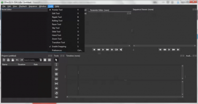 Screenshot of the application Olive Video Editor - #5