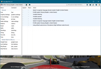 Screenshot of the application VoiceBot - #3