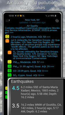 Screenshot of the application eWeather HDF - #6