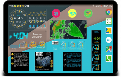 Screenshot of the application eWeather HDF - #17