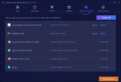 Screenshot of the application Advanced SystemCare Pro - #5