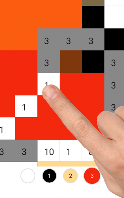Screenshot of the application Coloring by Numbers - Pix Draw - #3