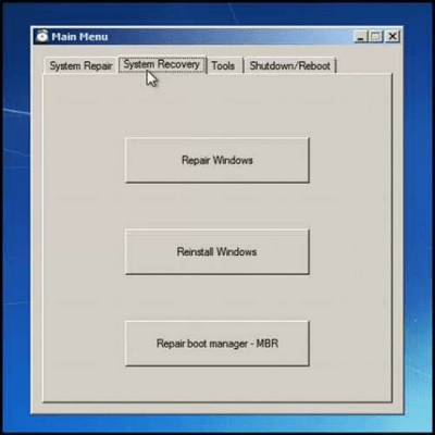 Screenshot of the application OEM/Factory recovery partition creator - #2
