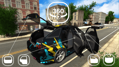 Screenshot of the application Urban Car Simulator - #1