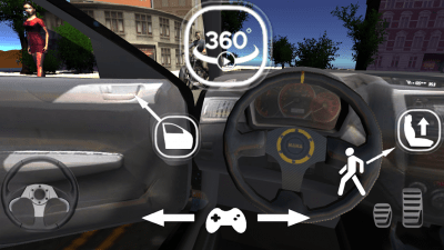Screenshot of the application Urban Car Simulator - #2
