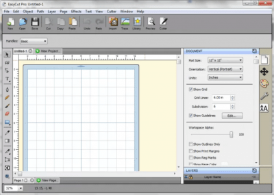 Screenshot of the application EasyCut Pro - #1